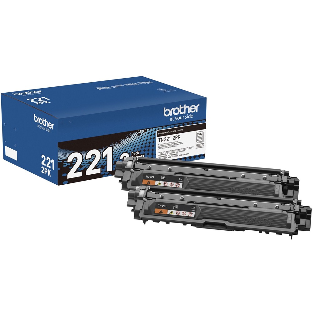 BRTTN2212PK - Toner cartridges are designed for use in Brother HL-3140CW, HL-3170CDW, HL-3180CDW, MFC-9130CW, MFC-9330CDW and MFC-9340CDW. All genuine Brother printer supplies are designed as part of an entire printing system to provide a superior degree of quality. Genuine Brother toner is delicately balanced to provide even flow and toner distribution. Each cartridge yields approximately 2,500 A4 or letter-size, single-sided pages. Your printer will indicate when you need to replace it. More from the Manufacturer