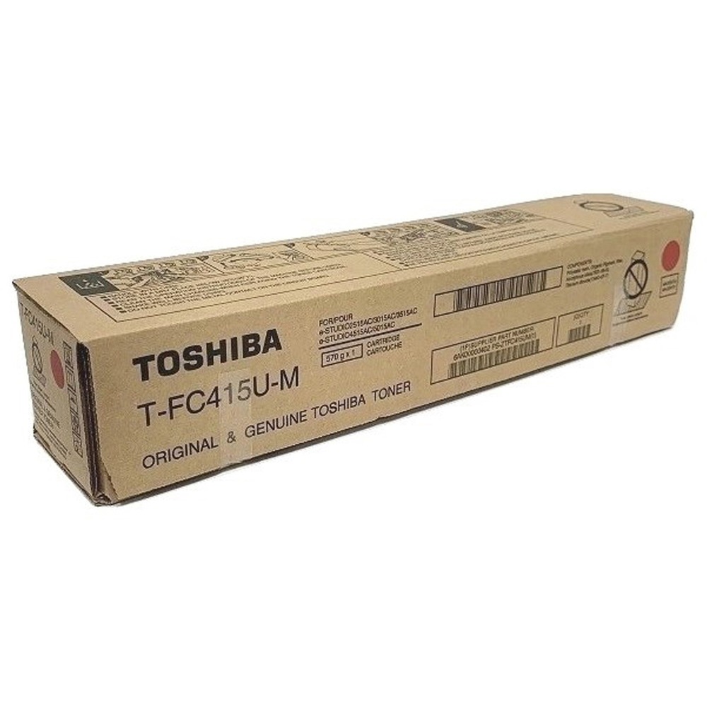 TOSTFC415UM - Toner cartridge is designed bring out the best results in your Toshiba e-Studio 2515AC, 3015AC, 3515AC, 4515AC and 5015AC. It is ideal for busy offices. Cartridge delivers proven quality. It is easy to install. Cartridge yields approximately 33,600 pages at 5 percent coverage.