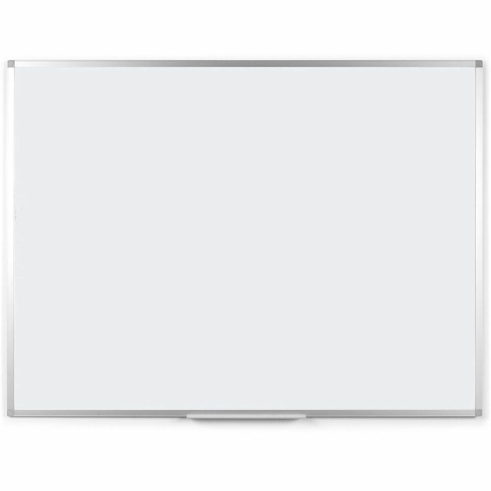 BVCMA02759214 - Dry-erase board features a durable whiteboard surface that maintains a high-quality appearance after years of frequent use. Magnetic backing allows you to instantly post messages or attach your magnetic accessories. Four-corner mounting system can be positioned either vertically or horizontally to provide versatility when reconfiguring an office or where wall space is limited. Pen tray offers a convenient way to keep your writing utensils within quick reach. 18" x 24" dry-erase board is perfect for classrooms, offices, training environments, meeting rooms and more.