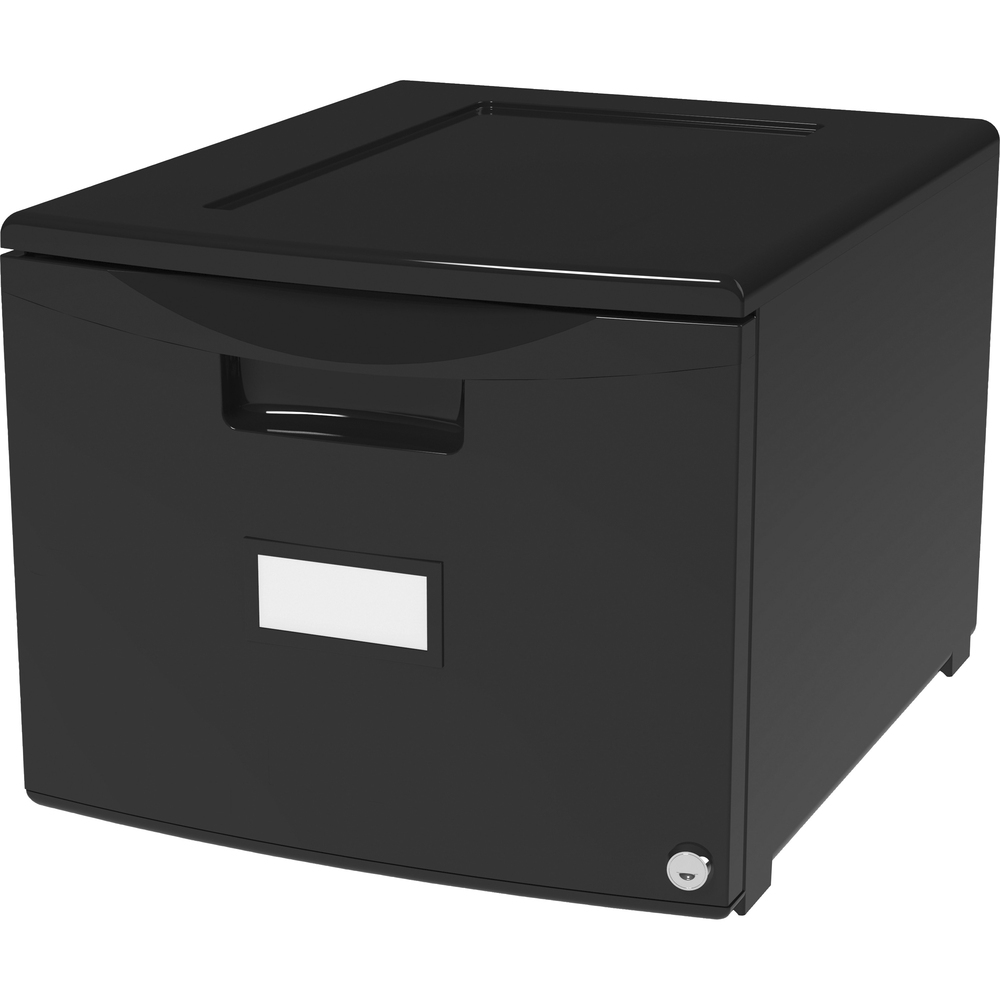 STX61265B01C - Functional and lightweight, this filing drawer is the perfect storage solution for those in need of professional filing. The durable polypropylene construction allows this drawer to be stackable up to six units high for space-saving organization. Built-in label holder offers a convenient way to quickly identify your stored contents. Lockable drawers prevent unauthorized access to keep your files and documents safely contained. Plus, its durable design resists scratches, moisture and rust for long-lasting organization. 18" filing drawer is designed to hold letter-size or legal-size hanging file folders (sold separately).