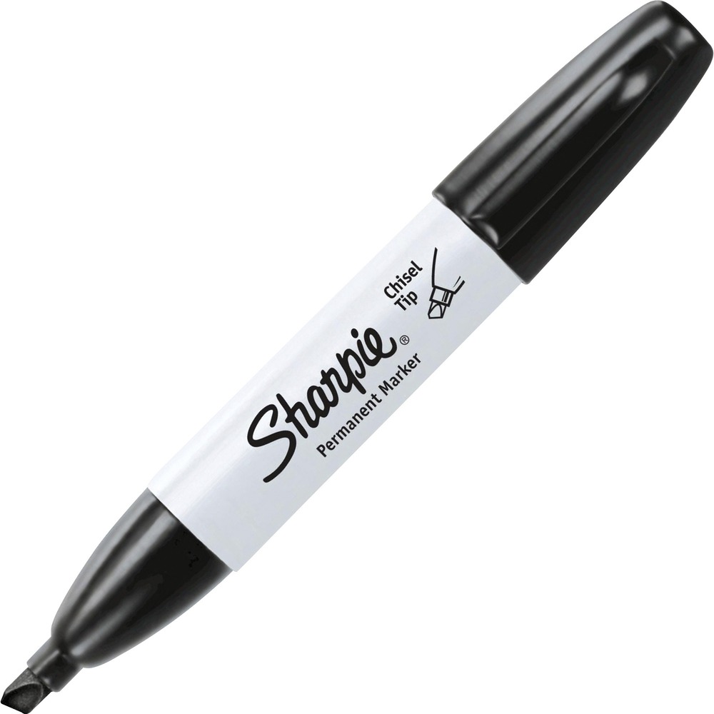 SAN2083007 - Permanent markers feature a chisel tip that makes both broad and fine strokes so you can express yourself any way you want. Bold to the max and permanent to the core, these markers inspire you to transform ordinary surfaces into passionately creative statements. Versatile ink writes practically everywhere and dries quickly for lasting results. Permanent markers with black ink are perfect for paper, plastic, wood, leather and more.