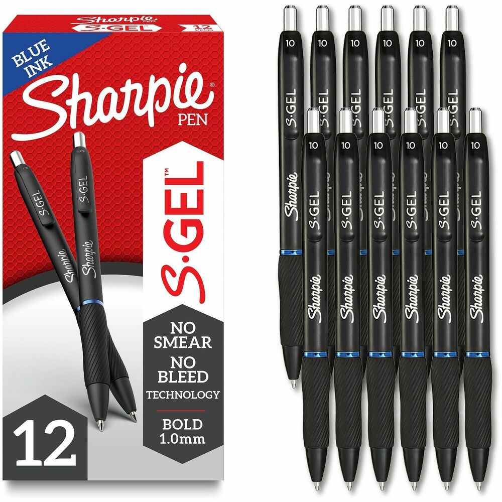 SAN2096187 - Retractable pens feature smooth-flowing gel ink that lays down effortlessly for an effortless writing experience. Comfortable grip helps you keep a secure grasp on the pen for enhanced control. Handy clip secures to pockets, notebooks and more for easy access and storage. Gel pens with blue ink are perfect for daily use at home, office and school. More from the Manufacturer