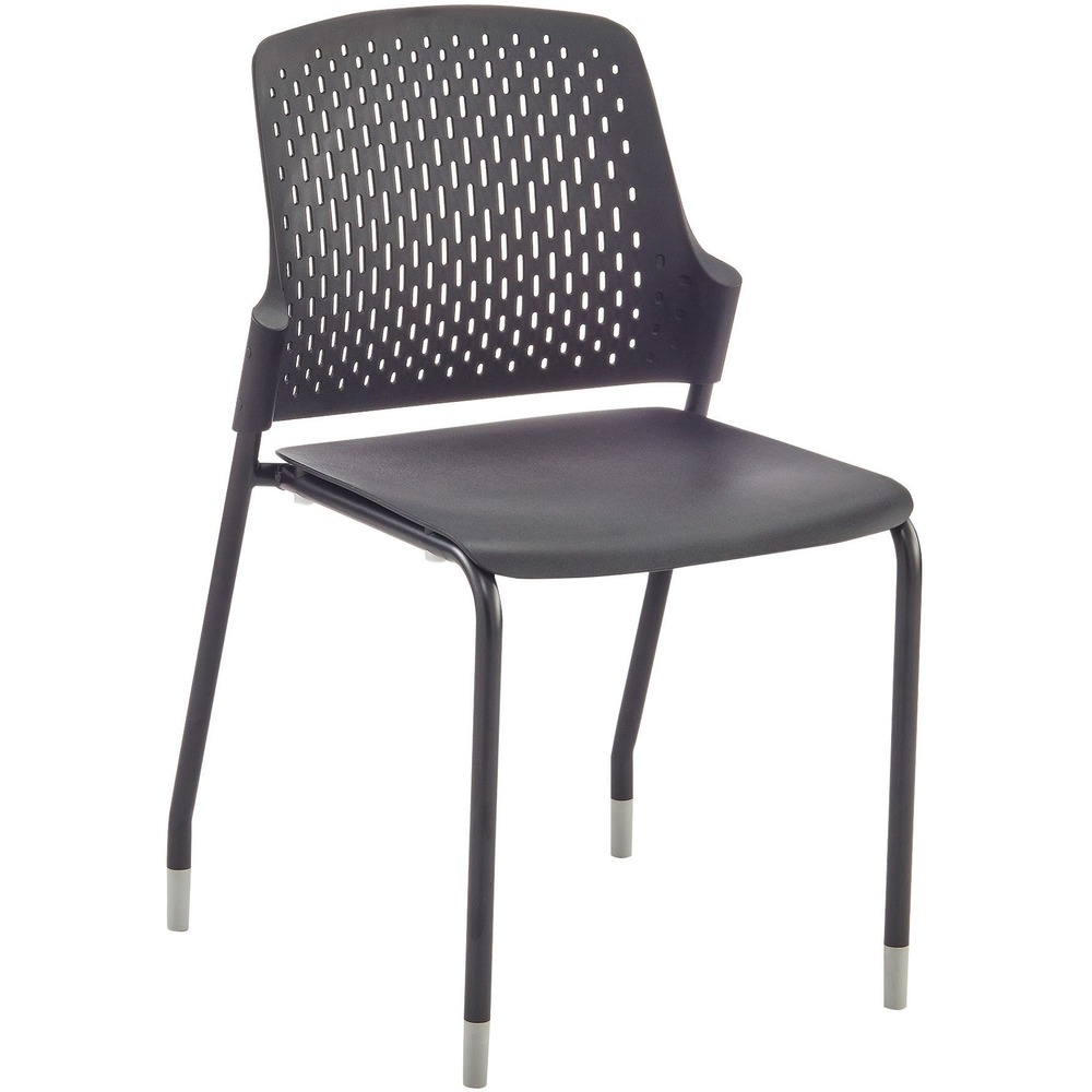 SAF4287BL - Next Stack Chair features a contoured seat design with generous back for extra comfort. Simple stack chair design makes it easy to stack out of the way when not in use to help save space. It is ideal for training or meeting rooms. Perforated back provides breathability to keep you cool. Stacking chairs are made of high-impact polypropylene seat and back for long-lasting durability. Lightweight, tubular steel frame makes these chairs easy to pick up and move, rearrange or stack as needed. Stack up to seven high on the floor or 20 high on Safco Chair Cart (sold separately) for convenient storage when not in use. It is perfect for use in lunchrooms, convention centers, event centers, breakrooms, lecture halls, modular work spaces, hoteling areas, business centers, libraries and classrooms.