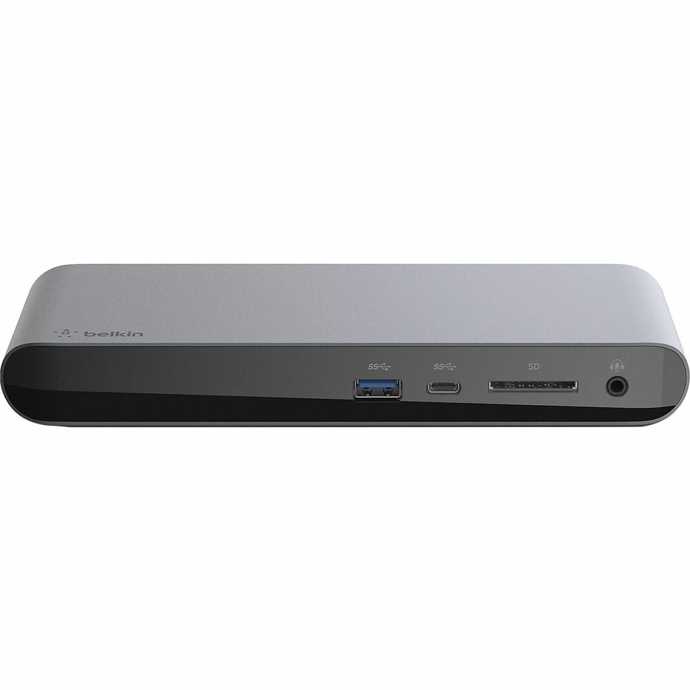 BLKF4U097TT - Thunderbolt 3 Dock Pro provides the enhanced benefits of power, speed and pixels in a single docking station solution. Simply connect the docking station or your USB-C laptop with the included, 2.6' cable to instantly create a powerful workstation. Enjoy ultra high-definition (UHD), up to 40 Gbps transfer rates and 85 watts of upstream charging to power your laptop. SD card slot supports UHS-II (to transfer data quickly), standard SD cards, SDHC and SDXC cards. Docking station supports multiple peripherals via Thunderbolt, USB-A, USB-C, Ethernet, SD and audio ports through a single cable. It is compatible with Mac and Windows laptops to use in organizations with both types of devices. Durable, aluminum casing protects the delicate circuitry inside the dock while presenting a stylish, minimal exterior designed to suit any work space. Thunderbolt 3 supports dual, high-definition monitors.