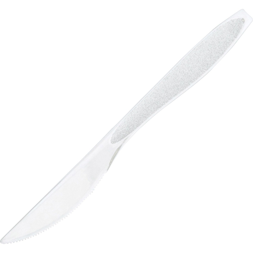 SCCHSWK0007 - Knives feature a heavyweight construction for sturdy performance with dense foods. Single-use cutlery is disposable for quick cleanup after use. Smooth handle helps you keep a firm grip to prevent slipping. Full-size design makes this a perfect match for high-end takeout, company events and more.