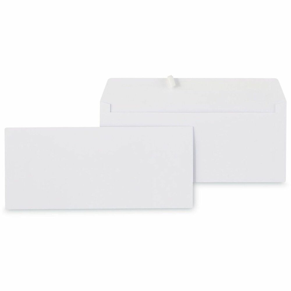 UNV36002 - These peel and seal flap envelopes eliminate the need for moistening. Sturdy 24-lb bond paper provides crispness and durability. Simply peel back the strip and fold the flap to close. Peel seal strip feature makes large mailings easier. Ideal for efficient reply mail, invoices and everyday correspondence.