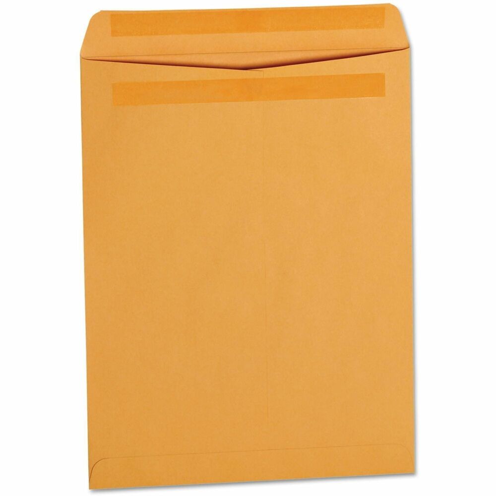 UNV35292 - These open end envelopes offer a self-stick adhesive flap, no moisture required. Just fold down the flap, press and mail. Durable envelopes offer secure protection. Perfect for small documents and mailings. Ideal for bulk business use.