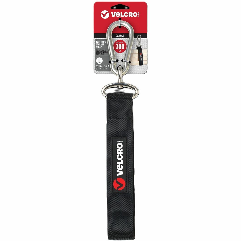 VEK30134 - Maximize the space in your garage, basement or storage area using the EASY HANG Heavy Duty Storage Strap to get your gear off the ground. Use to hang bikes, golf clubs, extension cords, tools, pool hoses and more. Storage strap holds up to 300 lb. It is simple, convenient and reusable for easier storage and organization. For maximum strength, ensure hook-and-loop surfaces overlap 100 percent.