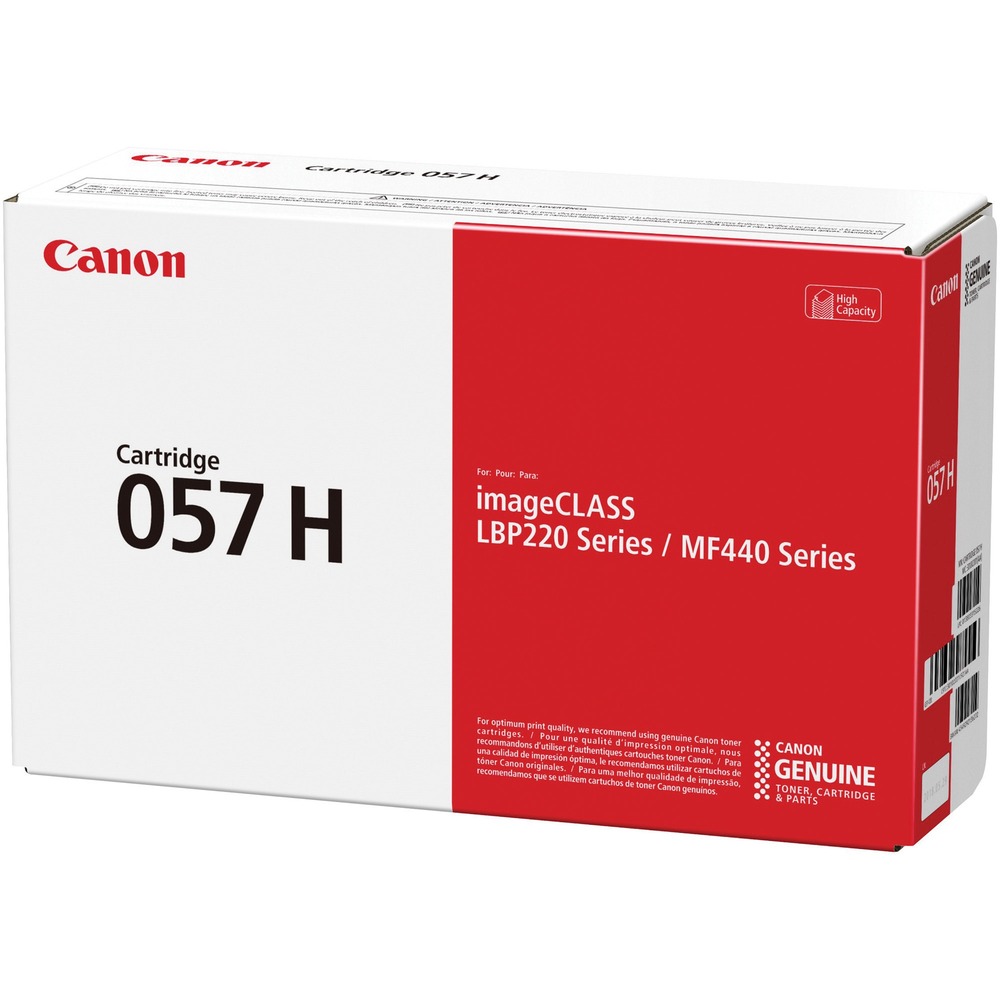 CNMCRG057H - Designed by Canon engineers and manufactured in Canon facilities, this genuine toner cartridge is developed using precise specifications so you can be confident that your Canon device will produce high-quality results consistently in your Canon imageClass MF445dw and LBP226dw. High-capacity toner keeps up with your busy printing needs so you have less replacement efforts and more time. The Single-Cartridge System combines the toner and drum into the same unit, which means you only have one consumable to replace. High-capacity cartridge yields approximately 10,000 pages.