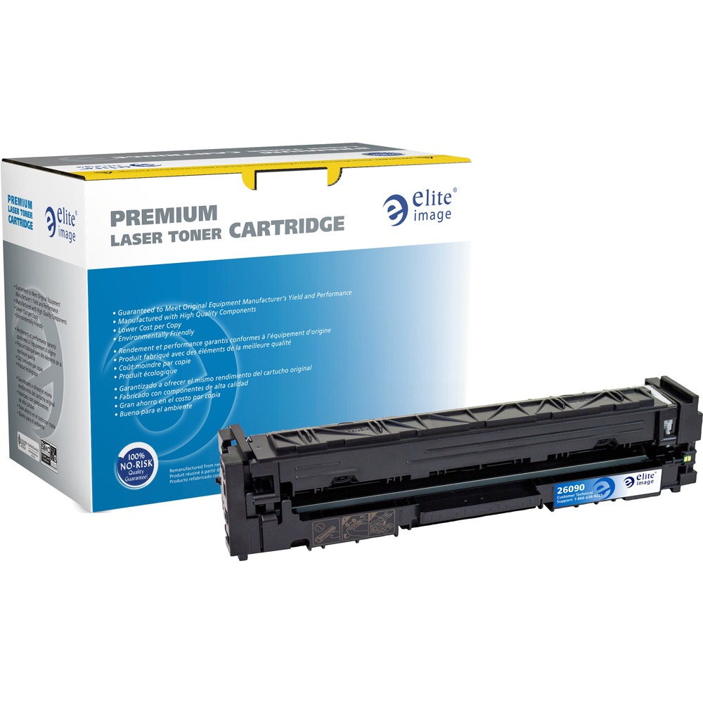 ELI26090 - Remanufactured toner cartridge is designed for use with HP Color LaserJet Pro MFP M281fdw and Color LaserJet Pro M254dw. High-quality output offers vibrant reproduction so it's ideal for printing at home and the office. Cartridge installs easily and quickly to minimize downtime. Toner is the result of rigorous product development protocols and provides OEM-equivalent performance. Surpassing OEM yields, this cartridge produces approximately 1,300 pages. Elite Image is ISO certified.