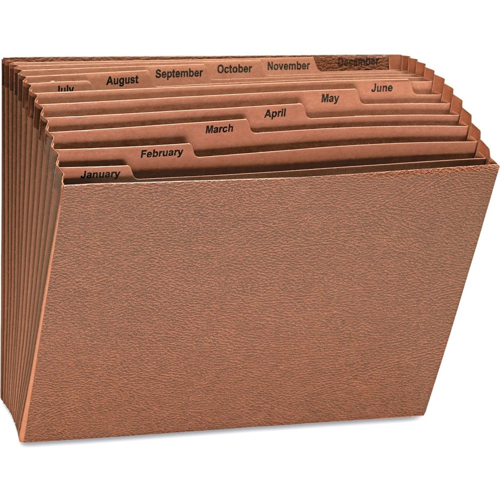 UNV13930 - These expanding files can be used as a desk or shelf organizer. Preprinted dividers help keep documents organized. Open top design allows for better visbility of documents. Full-height redrope gussets with Tyvek reinforcement at the top and bottom. Each pocket expands to 0.88" , allowing for enough space for most standard sized sheets.