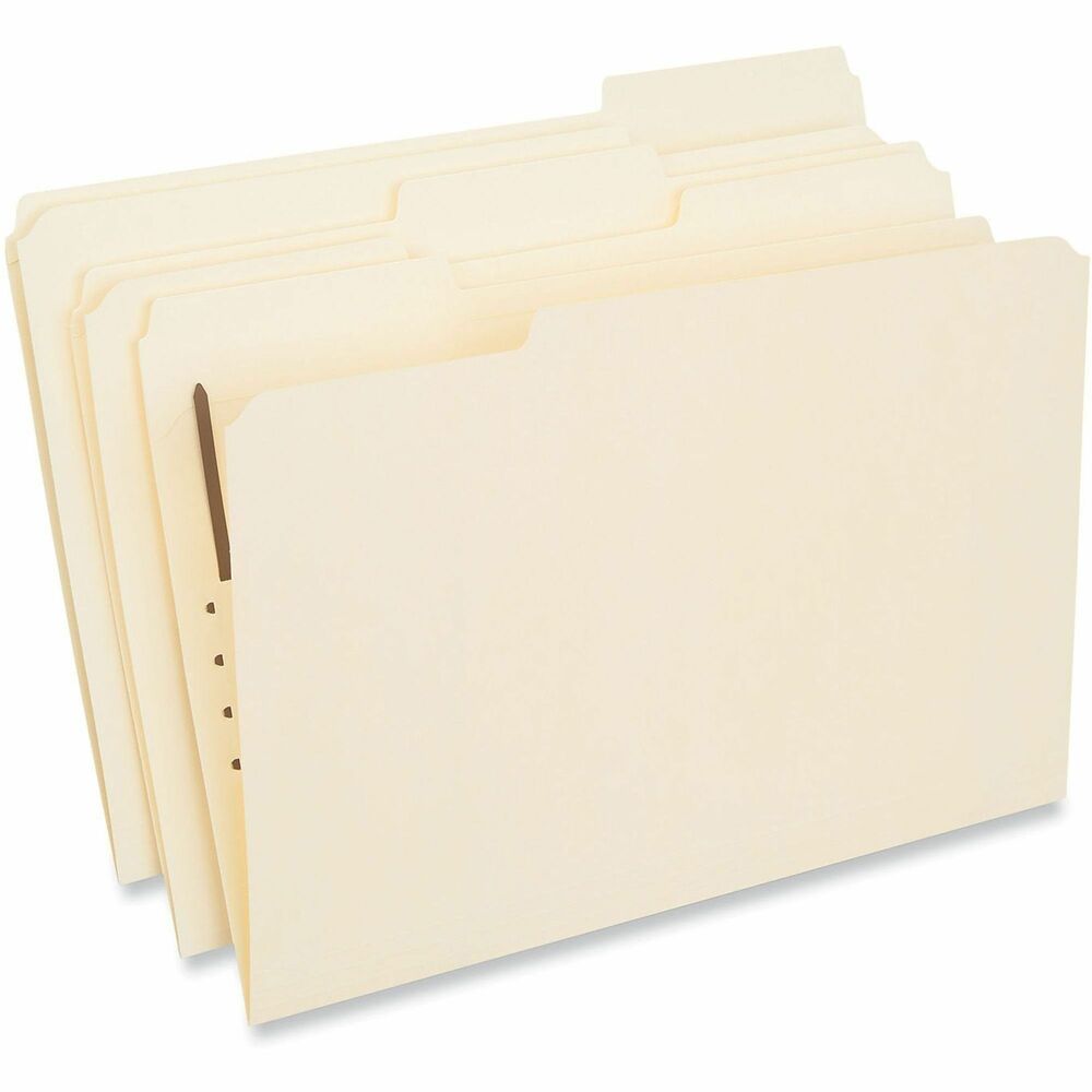 UNV13510 - Keep your paperwork organized and protected with these reinforced, fastener folders. The sturdy fasteners allow you to create customized filing to simply sort and seek paperwork by subject or document type. Includes 1/3-cut tabs with dividers which provide space for labeling and easy file identification. Folders are built with reinforced, paper stock to withstand repeated use.