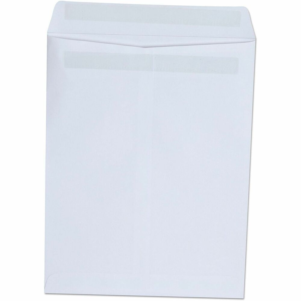 UNV42101 - These open end envelopes offer a self-stick adhesive flap, no moisture required. Just fold down the flap, press and mail. Durable envelopes offer secure protection. Perfect for small documents and mailings. Ideal for bulk business use.