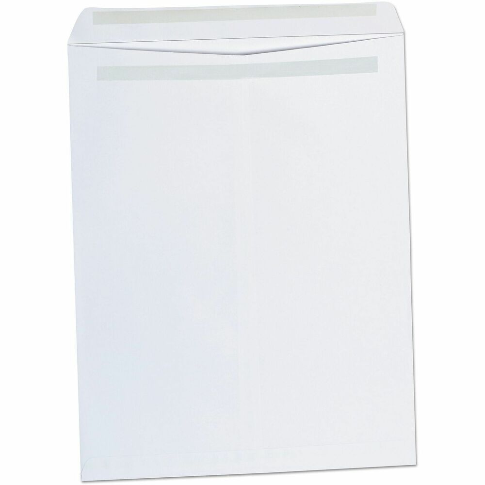 UNV42103 - These open end envelopes offer a self-stick adhesive flap, no moisture required. Just fold down the flap, press and mail. Durable envelopes offer secure protection. Perfect for small documents and mailings. Ideal for bulk business use.