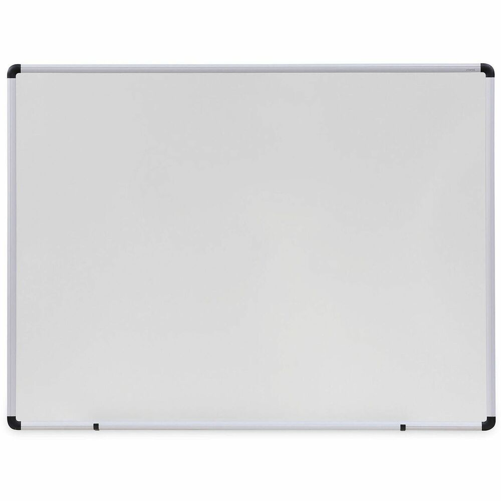UNV43724 - Stylish, durable, high-quality, wall-mountable dry erase board is an indispensable office addition that's perfect for occasional use. Melamine surface accepts all dry-erase markers and wipes clean with cloth, eraser, or dry erase wipes. Modern, contoured aluminum frame features attractive, protective, black, rounded, plastic corners. Extra-wide marker/eraser tray. May be mounted vertically or horizontally. Dry erase markers and erasers sold separately.