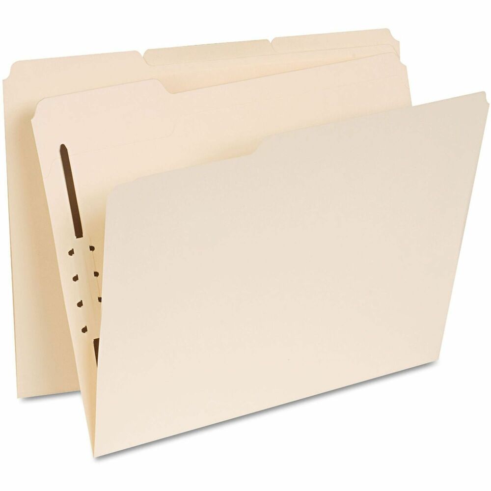 UNV13410 - Keep your paperwork organized and protected with these reinforced, fastener folders. The sturdy fasteners allow you to create customized filing to simply sort and seek paperwork by subject or document type. Includes 1/3-cut tabs with dividers which provide space for labeling and easy file identification. Folders are built with reinforced, paper stock to withstand repeated use.