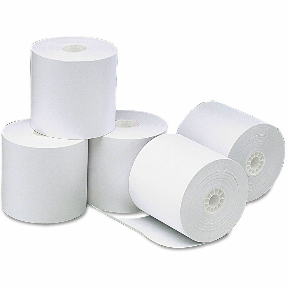 UNV35764 - This product utilizes heat-sensitive coating that darkens when it is exposed to heat. Designed to work efficiently in your thermal print machine. These printing paper rolls provide high quality output with crisp black printing. Best suited for receipts, shipping labels and barcode labels. Work great in offices, schools, factories and at home.