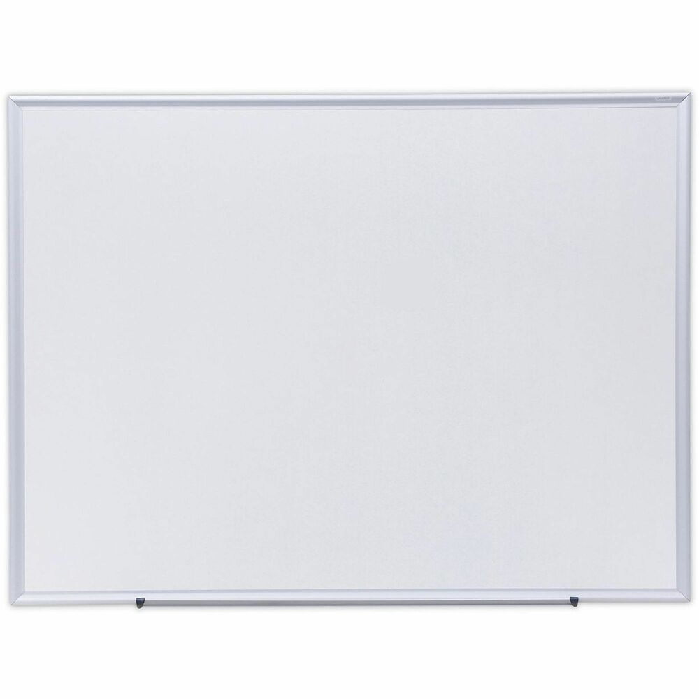 UNV44636 - Ultra-durable board that is built to last. Whether you choose to go contemporary with an aluminum frame or traditional with a wood frame, this deluxe dry erase board's classic, low-impact design will blend right in. The board makes it easy to lead your audience's attention to where you want it; on your notes and illustrations. Easy-to-erase, high-quality melamine surface is compatible with all dry-erase markers. Versatile mounting kit allows you to install this board horizontally or vertically to suit your space. Marker/eraser tray can be attached for convenient, close-at-hand supplies storage or removed for a cleaner, minimalistic approach.