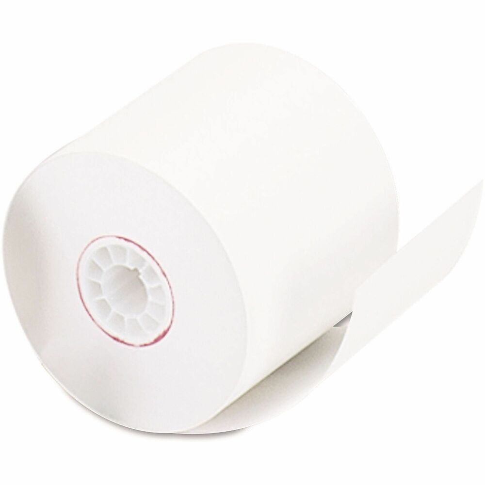 UNV35705RL - These impact and inkjet bond paper rolls are designed for businesses requiring durable and professional-quality paper. Made from premium bond paper, they ensure longevity and a crisp appearance for permanent records. The lint-free design minimizes paper jams, while the near-end indicator provides timely alerts for roll replacement. With compatibility across various machines, these rolls are ideal for use in adding machines, calculators, cash registers and POS systems.