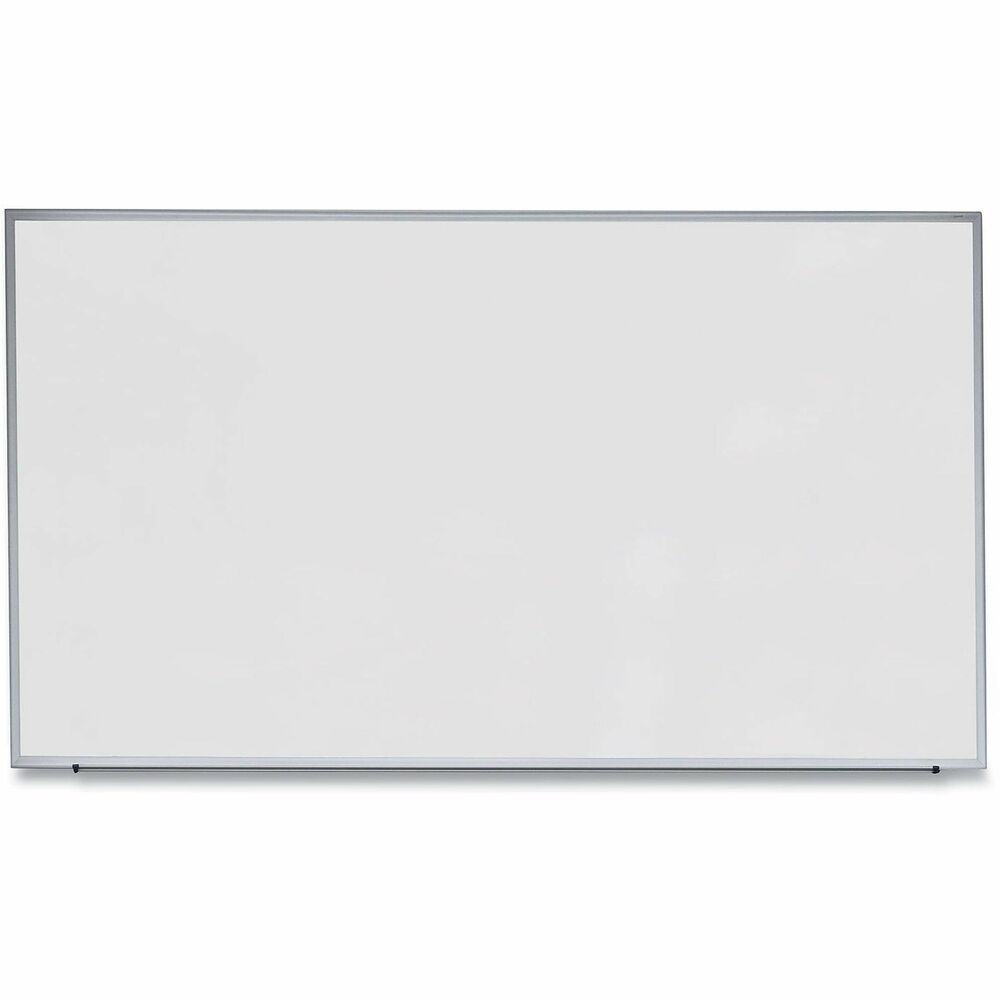 UNV43626 - Ultra-durable board that is built to last. Whether you choose to go contemporary with an aluminum frame or traditional with a wood frame, this deluxe dry erase board's classic, low-impact design will blend right in. The board makes it easy to lead your audience's attention to where you want it; on your notes and illustrations. Easy-to-erase, high-quality melamine surface is compatible with all dry-erase markers. Versatile mounting kit allows you to install this board horizontally or vertically to suit your space. Marker/eraser tray can be attached for convenient, close-at-hand supplies storage or removed for a cleaner, minimalistic approach.