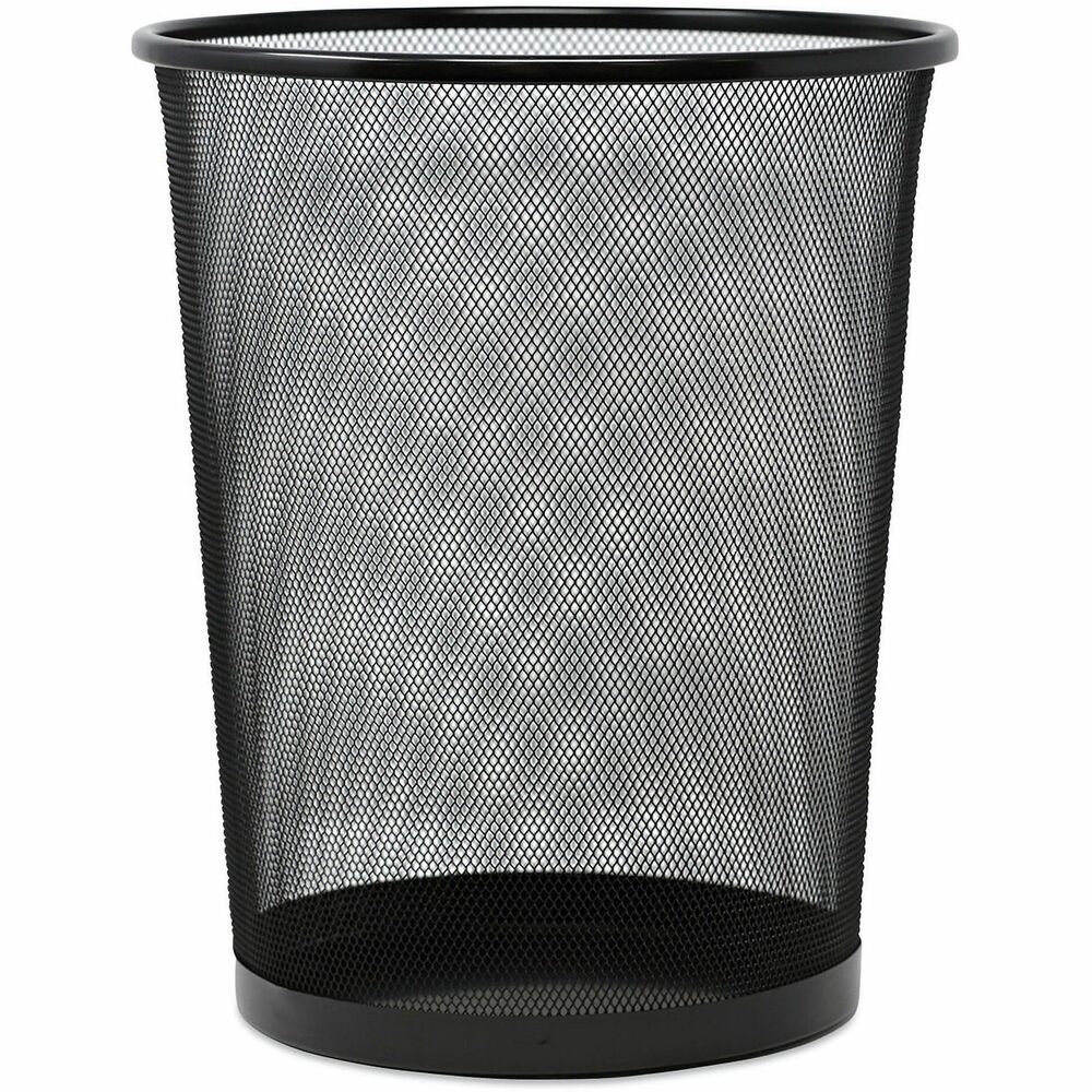 UNV20008 - Durable and sturdy, black mesh wastebasket keeps workspaces neat and tidy. Stylish design of mesh looks great while keeping trash in its place. Use with or without a can liner. Solid rim makes it easy to carry and unload. Breathable mesh design prevents odors from getting trapped. Great for under the desk and inside work areas. Powder coated. 
