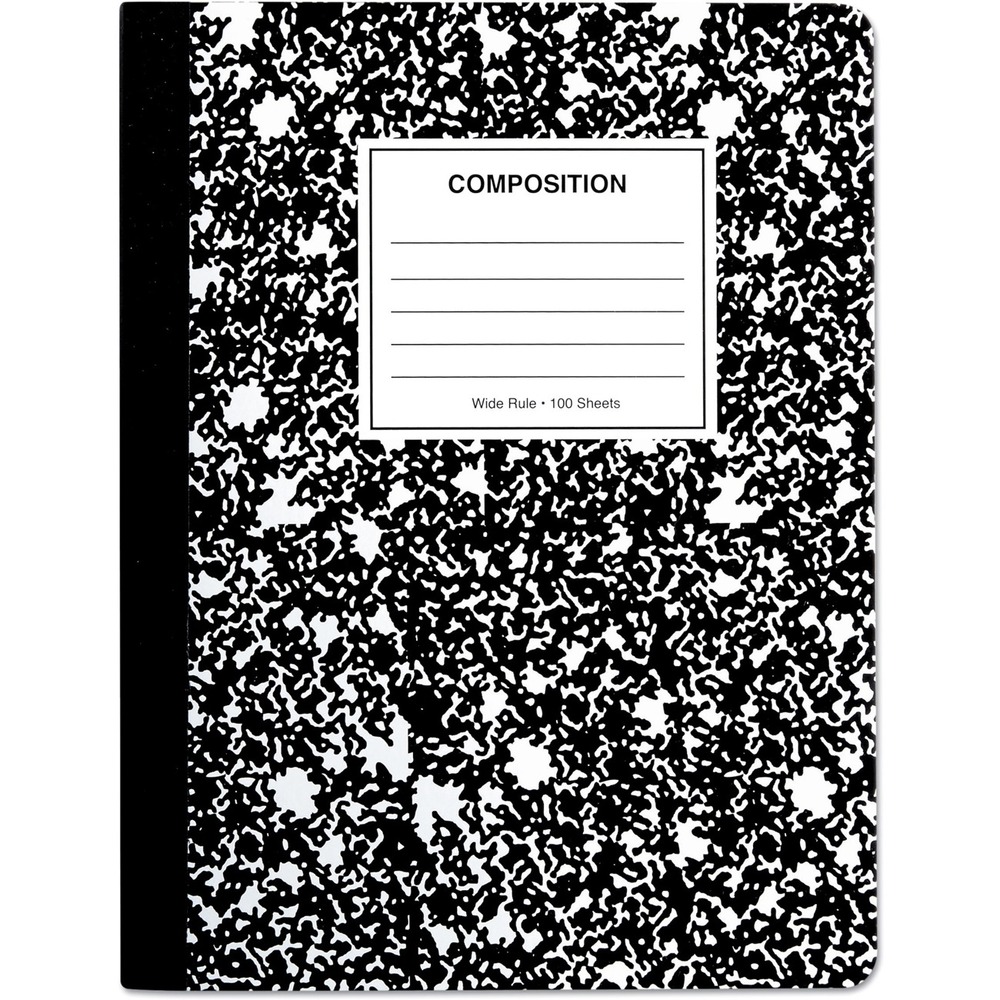 UNV20936 - Whether you're keeping a journal or recording your processes and results, these books are ideal for keeping your thoughts close. Rigid cover features the classic marbled design and a prominent nameplate for labeling. Inside, you'll find a class-scheduling planner in front as well as conversion tables and arithmetic aids in back. Center-sewn binding ensures each sheet stays securely in place.