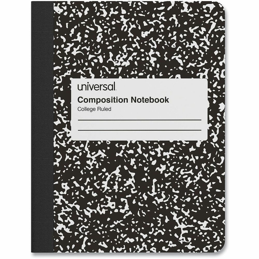 UNV20940 - Whether you're keeping a journal or recording your processes and results, these books are ideal for keeping your thoughts close. Rigid cover features the classic marbled design and a prominent nameplate for labeling. Inside, you'll find a class-scheduling planner in front as well as conversion tables and arithmetic aids in back. Center-sewn binding ensures each sheet stays securely in place.