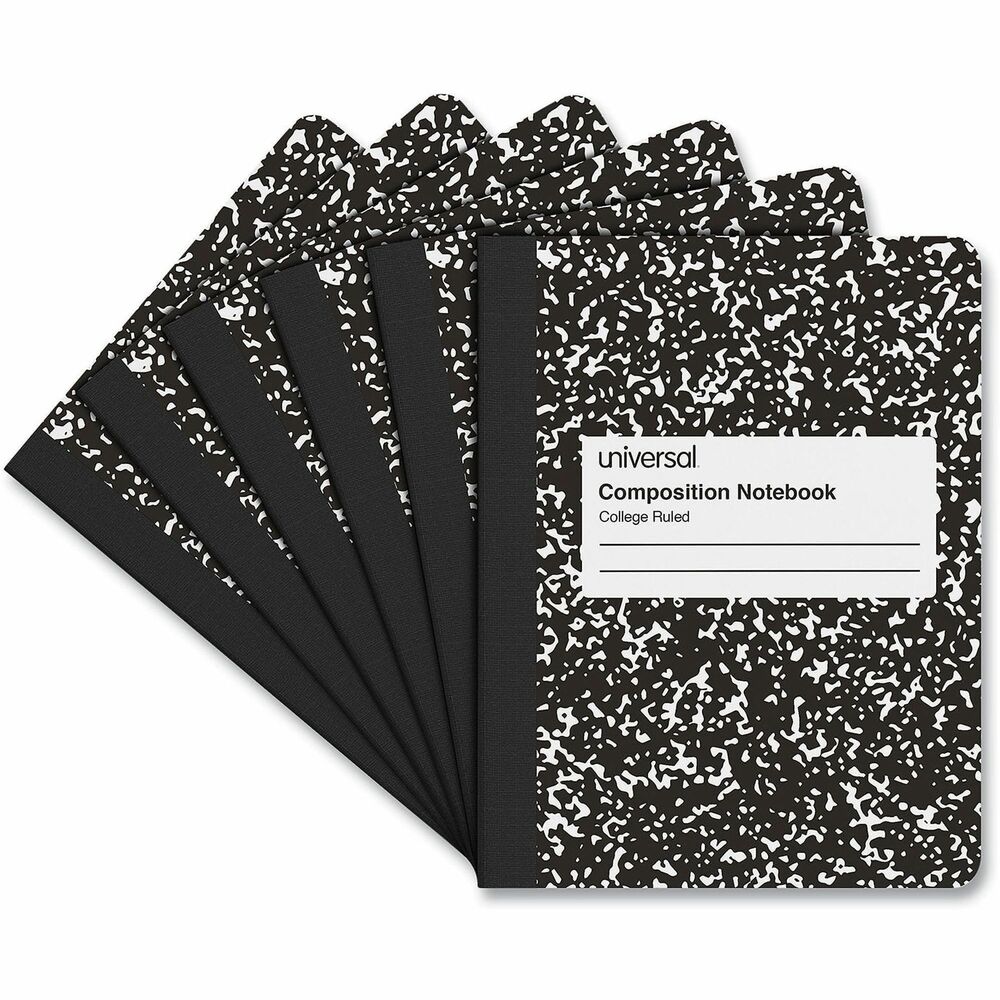 UNV20946 - Whether you're keeping a journal or recording your processes and results, these books are ideal for keeping your thoughts close. Rigid cover features the classic marbled design and a prominent nameplate for labeling. Inside, you'll find a class-scheduling planner in front as well as conversion tables and arithmetic aids in back. Center-sewn binding ensures each sheet stays securely in place.