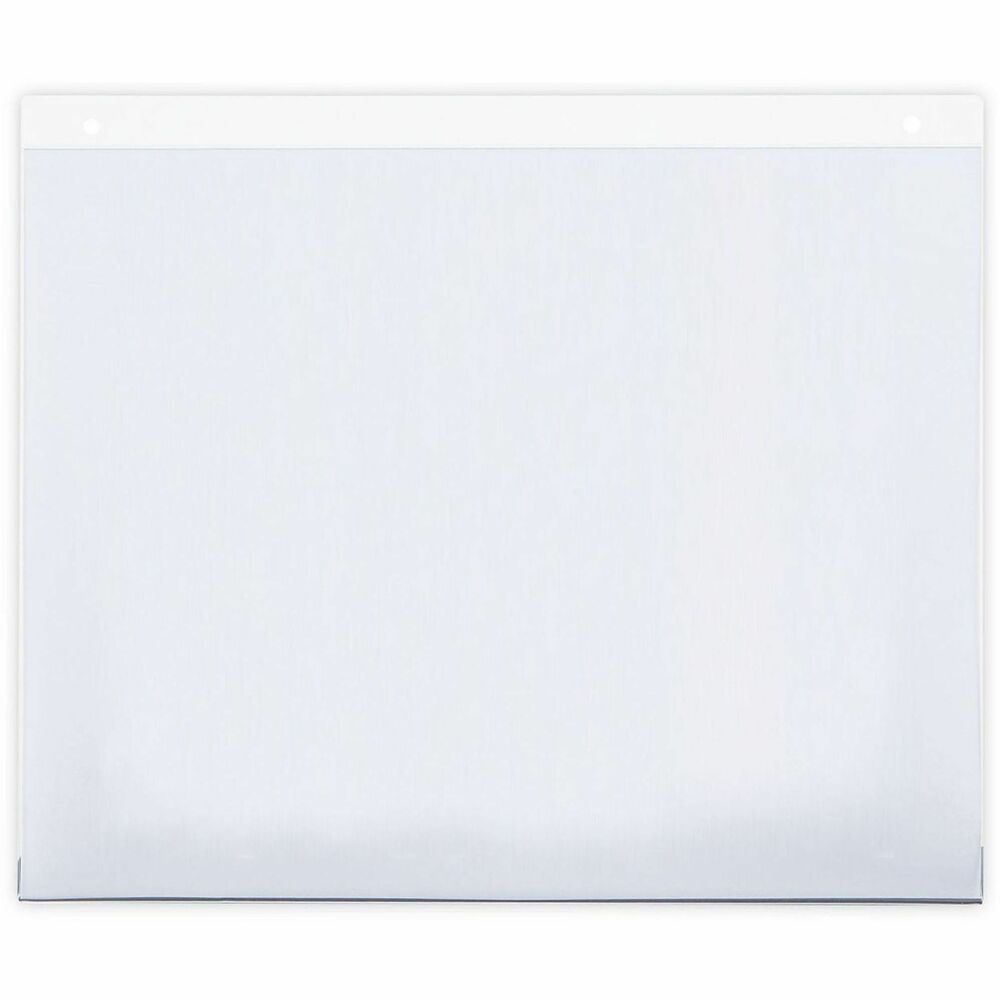 UNV76883 - This wall mounted horizontal/landscape sign holder keeps signage neat and clean and protects it from damage. Features pre-drilled holes for easy wall mounting and includes two mounting screws. Signage loads from the top and can be easily changed without removing sign holder from wall. Durable plastic construction. Multi-pack includes two wall signs with mounting screws. Frame Color: Clear; Size: 11" x 8 1/2"; Insert Size: 11 x 8 1/2; Material(s): Plastic.