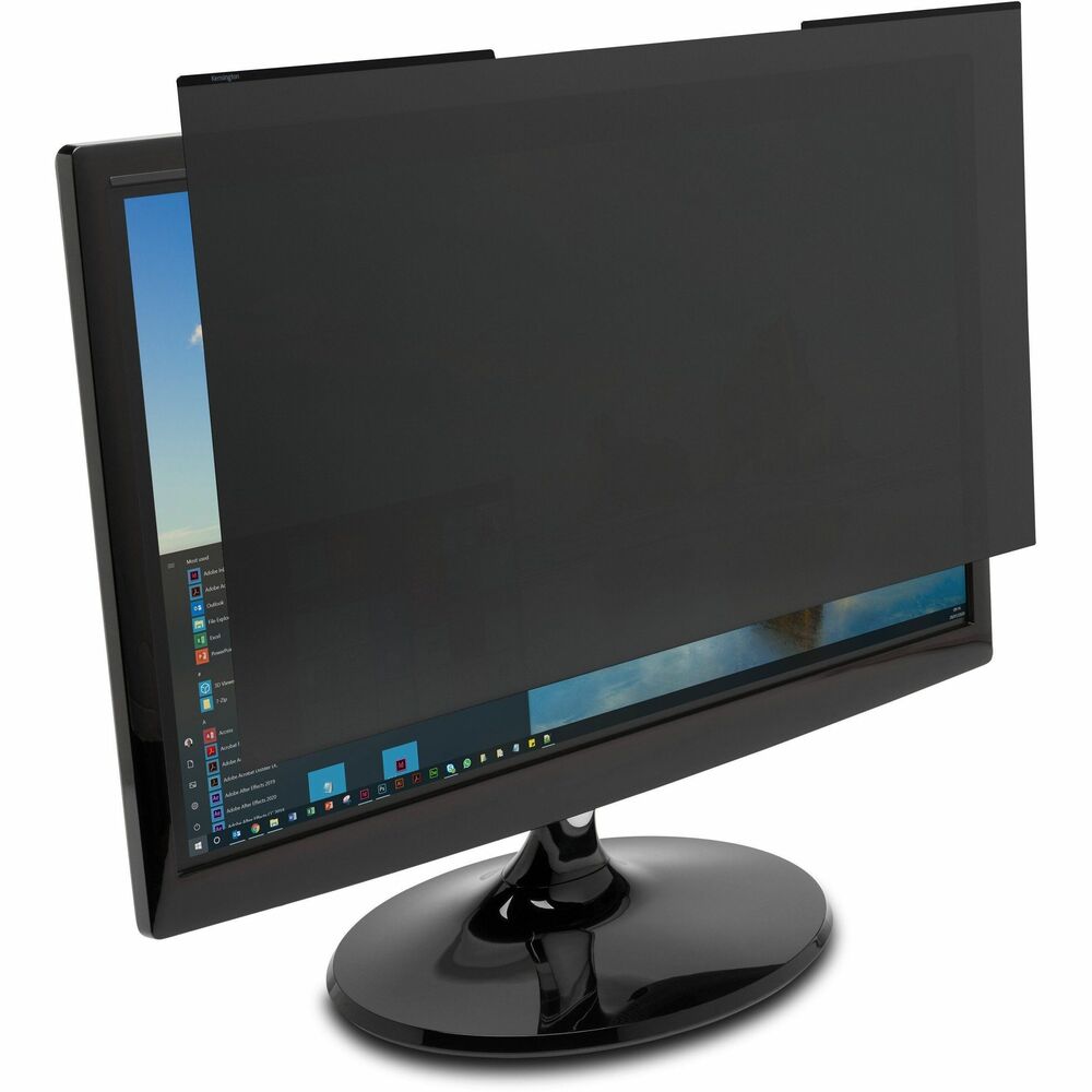 KMWK58354WW - Monitor privacy screen features a magnetic strip to provide a damage-free way to prevent others from viewing your screen. Limited viewing angle narrows the field of vision to around 30 degrees to help keep the information on your screen private and reduce the chances of a visual data breach. Blue light reduction filters out harmful rays by up to 22 percent to ease eyestrain and reduce the chances of blue light interrupting natural sleep patterns. Low reflective coating reduces glare from outside light sources for improved viewing clarity. Reversible viewing has a matte finish on one side to reduce glare and fingerprints. The other side is glossy to provide a clearer view of your screen.