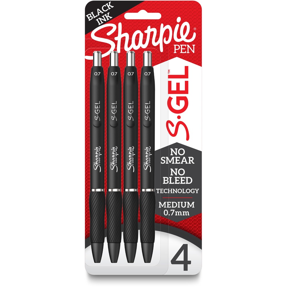 SAN2096134 - The power of Sharpie comes in a gel pen with the Sharpie S-Gel. With no-smear, no-bleed technology and bold ink, this Sharpie pen delivers always-vivid writing. It's a high-performance gel pen with a sleek, professional look that makes it a writing instrument you won't want to loan out. Contoured rubber grip delivers comfortable writing during any task. Sharpie S-Gel offers a smooth writing experience perfect for homes, schools or offices. More from the Manufacturer