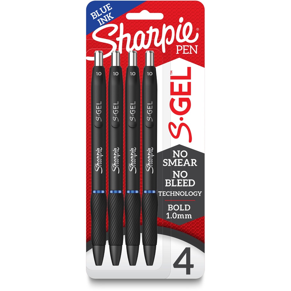 SAN2096171 - The power of Sharpie comes in a gel pen with the Sharpie S-Gel. With no-smear, no-bleed technology and bold ink, this Sharpie pen delivers always-vivid writing. It's a high-performance gel pen with a sleek, professional look that makes it a writing instrument you won't want to loan out. Contoured rubber grip delivers comfortable writing during any task. Sharpie S-Gel offers a smooth writing experience perfect for homes, schools or offices.