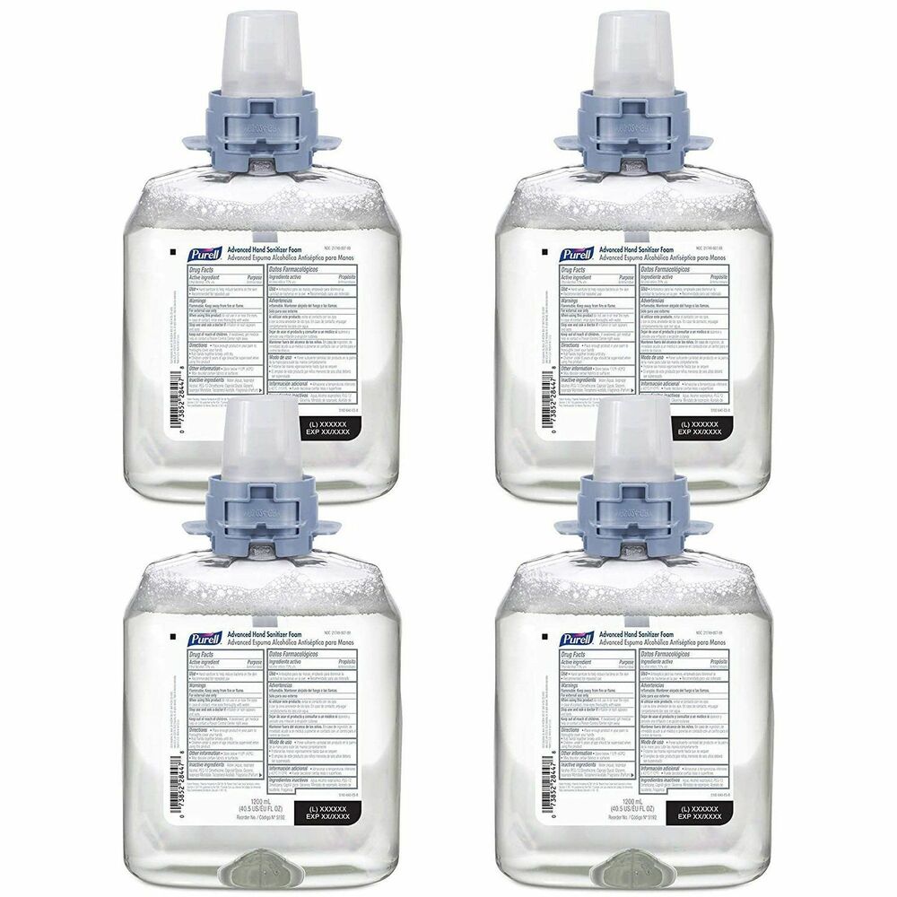 GOJ519204CT - Advanced hand sanitizer refill is made with a luxurious foaming formula that kills more than 99.99 percent of most common germs that may cause illness. It is clinically proven to maintain skin health and contains moisturizers to help keep skin hydrated. Foam refill is designed for use with PURELL FMX-12 Dispenser. Sanitary-sealed refill helps prevent contamination by keeping germs out. Removable pump allows easier recycling. Refill is made from recyclable plastic. More from the Manufacturer