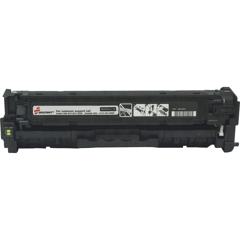 NSN6604962 - Remanufactured toner cartridge is designed for use in HP LaserJet Enterprise 500 Color MFP and Pro 500 Color MFP M570dn. AbilityOne toner provides strategic opportunities to address a variety of customer needs including significant savings, guaranteed performance, compliance with executive orders and free recycling solutions. Plus, every purchase creates jobs for people with disabilities. Cartridge yields approximately 6,000 pages. TAA-compliant cartridge is assembled in the U.S.A., made using 35 percent post-consumer content and meets ISO 14001 recycling standards.