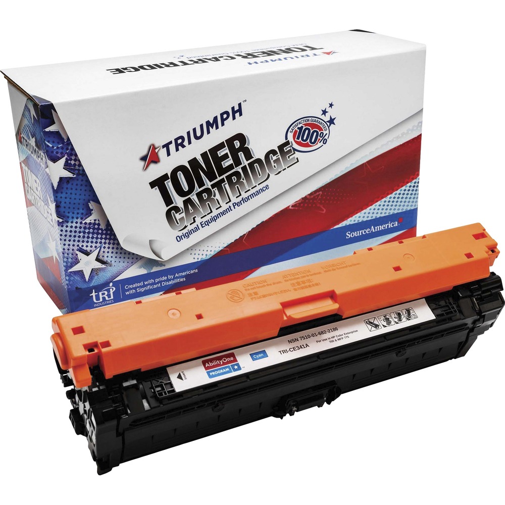 NSN6822186 - Remanufactured toner cartridge is designed for use in HP LaserJet Enterprise 700 color MFP M775dn, MFP M775f and MFP M775z. AbilityOne toner provides strategic opportunities to address a variety of customer needs including significant savings, guaranteed performance, compliance with executive orders and free recycling solutions. Plus, every purchase creates jobs for people with disabilities. TAA-compliant cartridge is assembled in the U.S.A., made using 35 percent post-consumer content and meets ISO 14001 recycling standards. It yields approximately 16,000 pages.