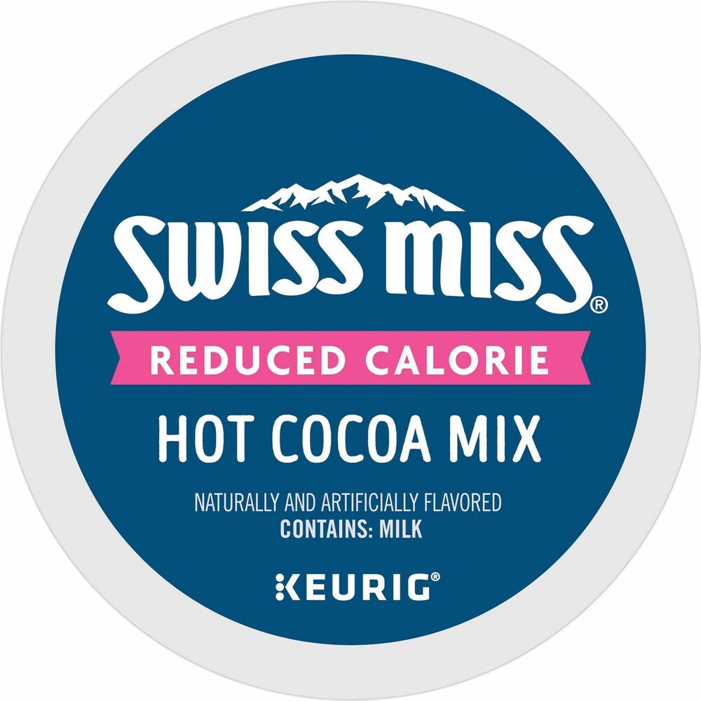 GMT8525 - Reward yourself with the rich, chocolaty taste, creamy texture and mouthwatering aroma of Swiss Miss Reduced Calorie Hot Cocoa Mix. It offers the great taste of Swiss Miss hot cocoa with less calories and sugar. The mix has 25 calories per serving and as much calcium as an 8 oz. glass of milk. The blend includes wholesome ingredients, nonfat milk from Wisconsin and dark European cocoas. It is perfect for offices, schools and restaurants. Light hot cocoa comes in airtight, recyclable K-Cups for single-cup brewing systems. K-Cups are easy to use. Simply shake and insert into your Keurig coffee brewer for a delicious cup.