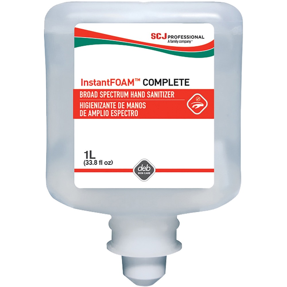 SJNIFC1L - Hand sanitizer kills up to 99.9999 percent of many common germs in 15 seconds without the use of soap and water. It helps prevent outbreaks in close or semi-close working quarters. Included moisturizers help prevent skin dryness to keep hands feeling smooth after use. Unique formula provides more control over the product by preventing dripping and provides more handwashes than liquid hand sanitizer. Perfume-free, dye-free design helps reduce potential for allergic reaction and skin irritation. Nontainting, HACCP assessed and NSF E3 rated sanitizer is suitable for use in food-production and preparation areas