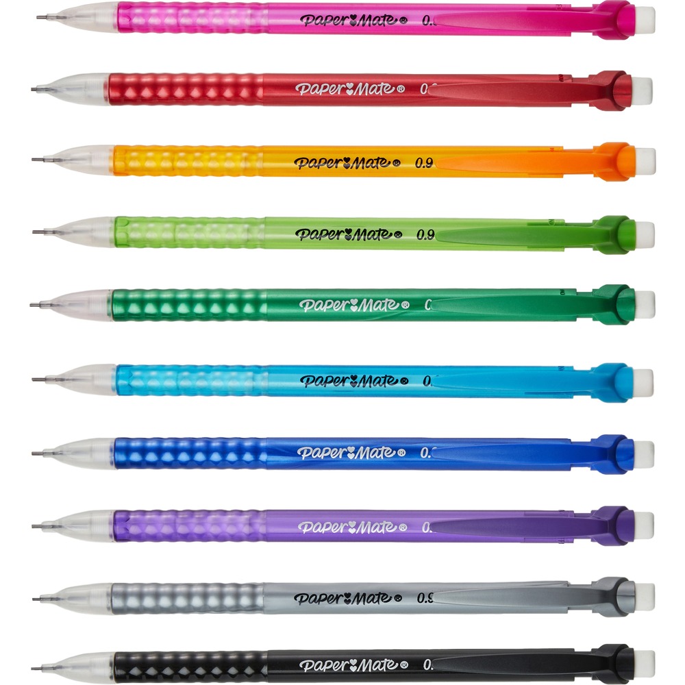 PAP2096304 - With 50 percent more lead, these Write Bros. Strong Mechanical Pencils help you spend more time writing and less time at the pencil sharpener. Slim design is built to handle demanding classrooms, fast-paced offices and beyond. The No. 2 lead is preferred for standardized testing and great for school lists. Smudge-resistant eraser keeps your writing clean. Plus, the strong, 0.9mm lead is stronger for less breakage.