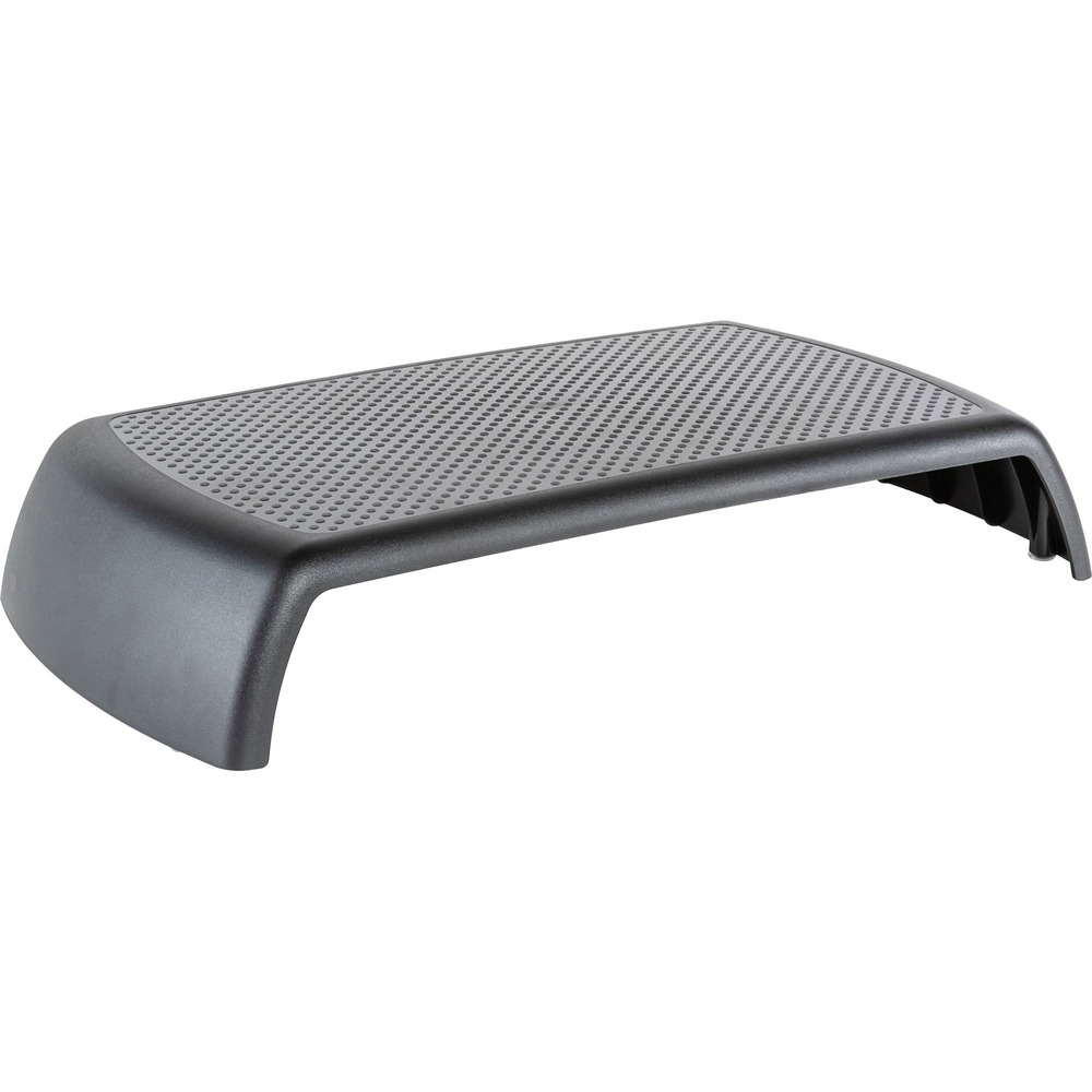ASP32212 - Attractive, ErgoRiser Monitor Stand raises your monitor or laptop 2-3/4" high for comfortable, ergonomic viewing. Small, compact stand supports up to 20 lb. and features a sleek, microtexture finish that complements any office. ErgoRiser creates extra storage under the monitor for a compact keyboard, tablet or office supplies. Nonskid feet prevent sliding and protect your desk surface. More from the Manufacturer