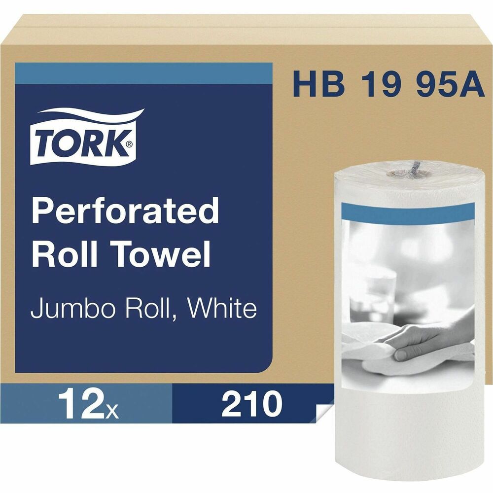 TRKHB1995A - When you want to wipe up water and other spills, the Perforated Roll Towels offer a soft and high bulk solution. Thanks to its high absorbency, the spill holding is superb to reduce the number of towels you need to use. Jumbo size has more than double the number of sheets of standard rolls to save time on refilling. More from the Manufacturer