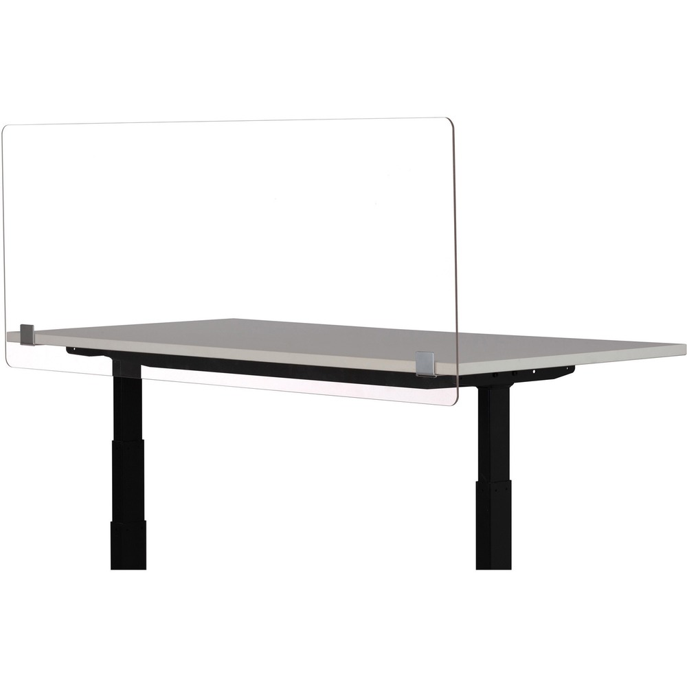SAF7517CL - Support social distancing and help workers or customers reduce their exposure to the droplets produced by coughing, sneezing and talking with the Desktop Privacy and Wellness Panel. Designed to establish a physical barrier between people to help reduce the spread of germs, each panel is sold separately and is clear for promoting positive face-to-face interactions while staying more protected. Create corner "L" shapes for personal desks or service counters by combining two panels or add a third to construct a more isolated, three-sided cove workstation. Using the included steel mounting brackets and screws, panels install on flat-edged surfaces that measure 1" thick or greater. included. Each panel features acrylic construction for simple cleaning and maintenance.