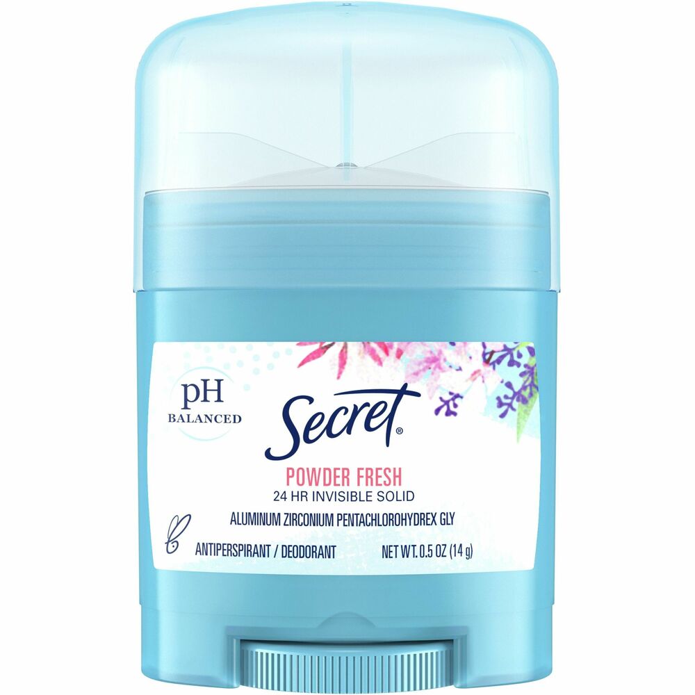 Secret Powder Fresh Deodorant - Stick - 0.50 oz - Powder Fresh - Odor Neutralizer - 24 / Carton