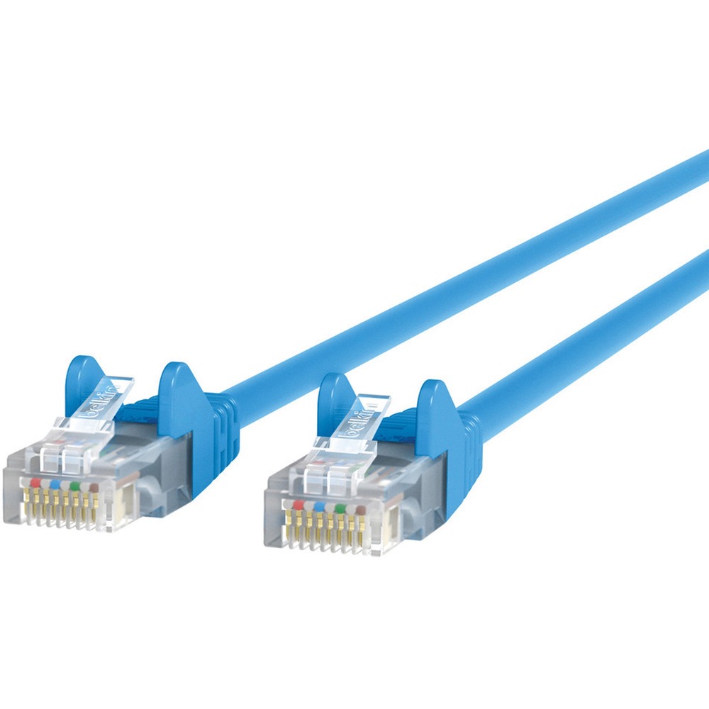 BLKA3L9804BLUS - Ethernet patch cable features an RJ45 male connector on each end to let you connect a laptop or desktop computer to a wall outlet, modem, router or another networking device. CAT6 technology supports Ethernet speeds of up to one gigabit per second to maximize your network speed when working on data-intensive applications. Snagless moldings protect each plug from damage during installation and removal. Plus, the wires are housed in a durable, PVC outer jacket for abrasion-resistance and corrosion-resistance. Patch cable is also handy in home offices and hotel rooms to establish a wired Internet connection.