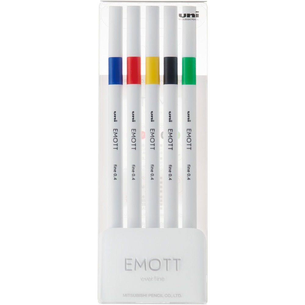 UBC24828 - Let your writings and drawings come to life with EMOTT Fine Line Marker Pens. Ultra-precise, 0.4mm durable tip is designed with a protective core that prevents bending or splitting, ensuring consistent lines at any angle or pressure. Sleek, square barrel prevents your pen from rolling away and provides a comfortable fit for writing. Marker pens deliver crisp lines with unparalleled definition, adding colorful flair to your fun projects and intricate drawings. Pigmented ink is water-resistant, smear-proof and fade-proof. Excellent, long-lasting coverage doesn't bleed. Pens are designed for durability, smooth writing and vivid colors.