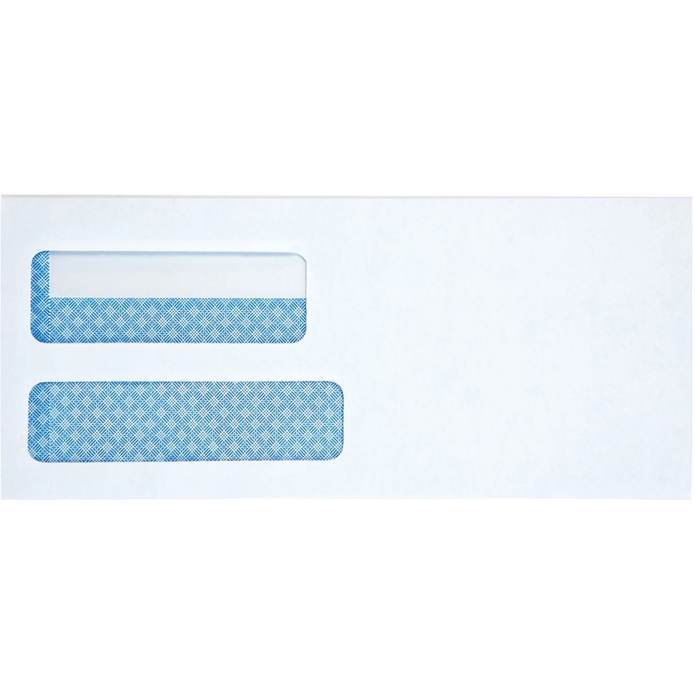 thumbnail image 2 of #10 Double Window Envelopes - 500 Self Seal Security Envelopes For Business Mail & Invoices 2 of 5