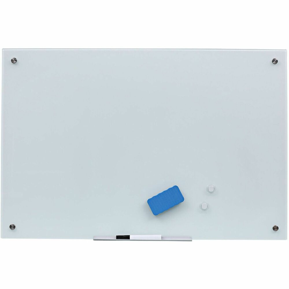 BVCGL070107 - Dry-erase board features a tempered glass surface that never ghosts, cleans easily and is great for extensive use. Magnetic design provides a damage-free way to display items with high-intensity magnets or secure compatible accessories (each sold separately). Ultra-modern style with square corners provides a professional look for any room. Passthrough mounting system makes installation easy to quickly display this board in any convenient location vertically or horizontally. Glass surface can be used with wet-erase and dry-erase markers. Dry-erase board is perfect for offices, training environments, meeting rooms and more.