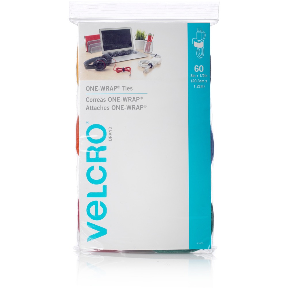 VEK93007 - Pre-cut ties come in a variety of colors to easily color-code wires, cords and cables both indoors and outdoors. One-piece design wraps onto itself with hook-and-loop closure to ensure it maintains a tight, secure hold. Fasteners are easy to undo and adjust to let you make quick modifications as needed. More from the Manufacturer