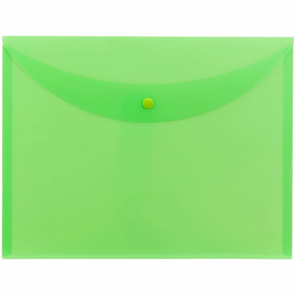 SMD89683 - Use this thin, compact envelope to organize documents for small projects and confidential materials. Fun, bright color makes it easy to organize by color to help you quickly locate specific files and documents. Durable construction is resistant to tearing and water for long-lasting protection for your contained items. Snap closure secures tightly to keep your documents safely contained.