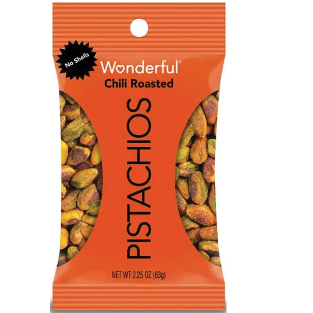 PAM91087 - Pistachios feature a chili-roasted recipe to let you turn up the heat with this flavorful snack. They're bursting with the big, bold flavors of red pepper, garlic and vinegar to tingle your tongue and keep you craving more. No shell pistachios let you skip the shells and get spicy for less cracking and more snacking. Pistachios are perfect for increasing office morale, impressing visitors and more.