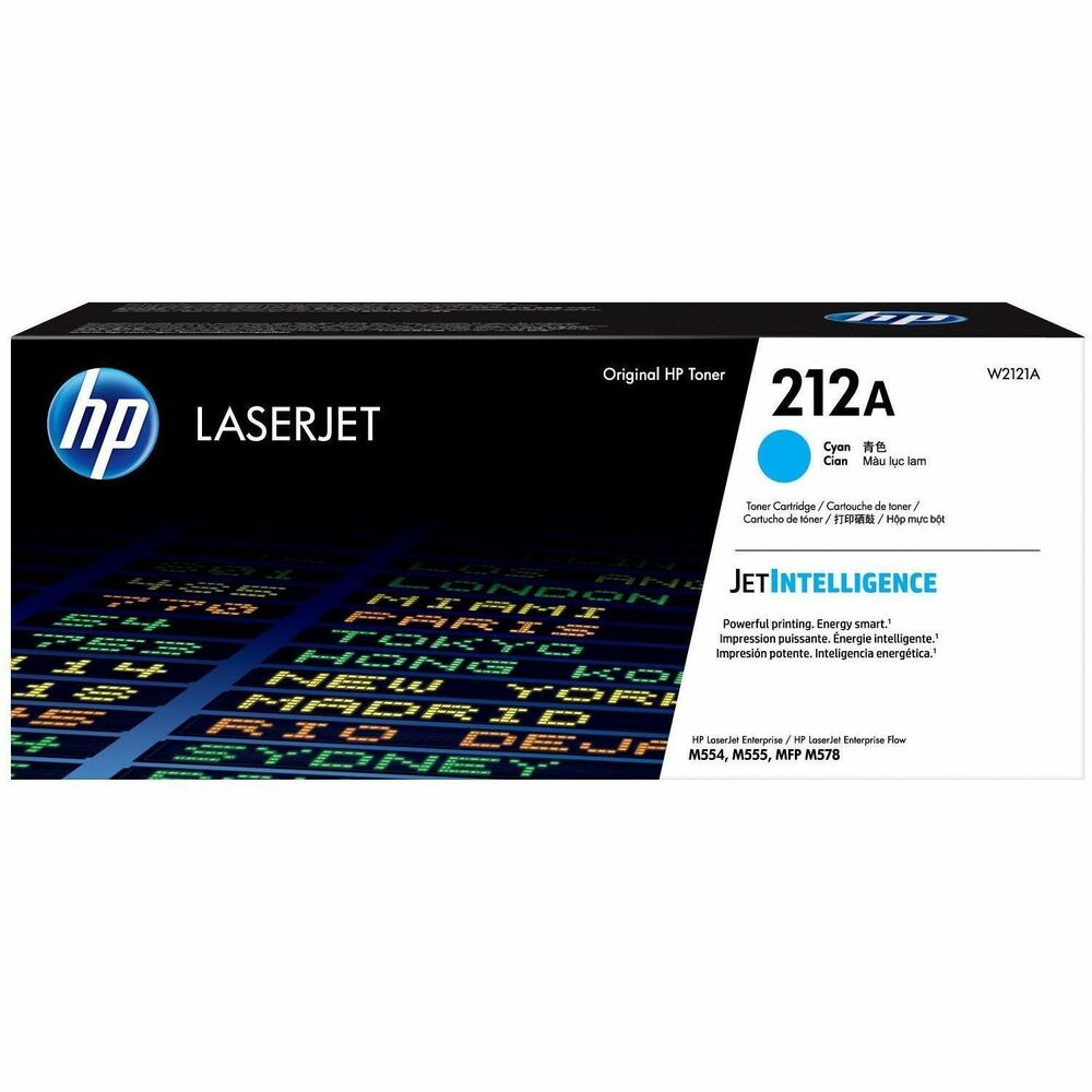 HEWW2121A - Print all your business documents quickly and efficiently and match the performance of your HP Color LaserJet Pro with Original HP Toner Cartridges with JetIntelligence. Rely on HP quality and reliability for impressive printing results in your HP Color LaserJet Enterprise M554 and M555 series as well as HP Color LaserJet Enterprise Flow MFP M578 series. Innovative anti-fraud technology of these cartridges helps ensure that you're getting authentic HP quality. Continue to count on consistent, professional quality at high speeds with HP ColorSphere 3 toner. Print for longer and get more pages. Look professional on every page with vibrant, high-quality color prints that stand the test of time. Get the most from your cartridge with page maximizer technology that manages efficient toner use and cartridge performance. Quickly replace your cartridges with auto seal removal and easy-open packaging. Cartridge yields approximately 4,500 pages. More from the Manufacturer